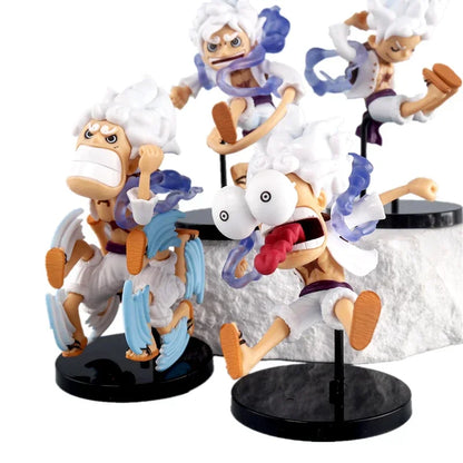 Pack 6 figurines de combat Luffy Gear 5