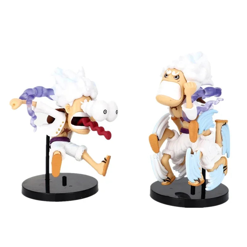 Pack 6 figurines de combat Luffy Gear 5