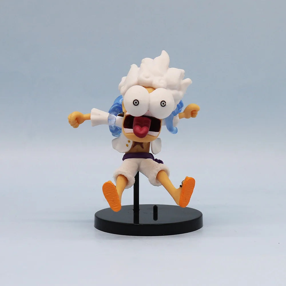 Pack 6 figurines de combat Luffy Gear 5