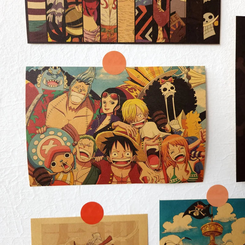 Set de 21 affiches/designs de One Piece