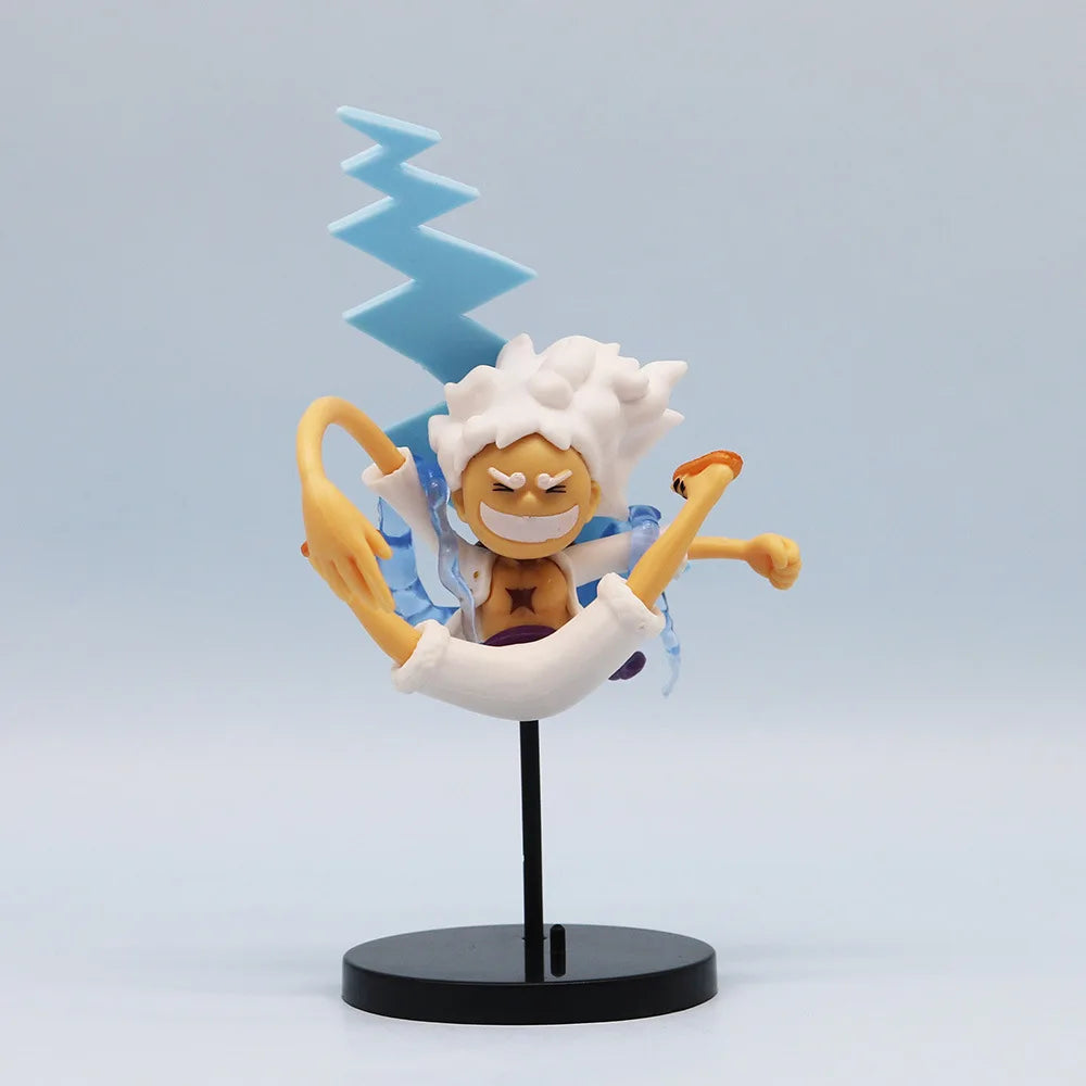 Pack 6 figurines de combat Luffy Gear 5